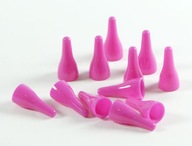 Pešiaci na hranie plast obyčajný - ružový - 100 ks /