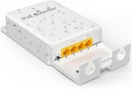 YuanLey Gigabit PoE Extender vodotesný 1 in 3 Out, 4 Port Repeater IP66