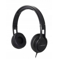Słuchawki nauszne Esperanza EH211K z mikrofonem czarne regulacja głośności