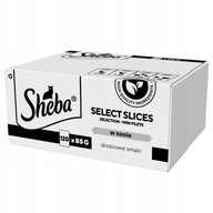 SHEBA Saszetka Select Slices Drobiowe Smaki w Sosie 120x85g