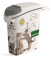 Pojemnik do przechowywania żwirku, karmy 10 kg Pet life - Cats