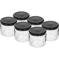 ÜVEG TÁROLÓ 330ml FŰSZERKAVIÁR TÉGELYEK x6
