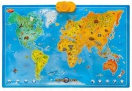 Discovery Interaktywna Mapa Zwierzęta Świata Dumel