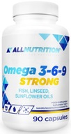 ALLNUTRITION OMEGA 3-6-9 STRONG 90 kap OLEJ Z ĽANOVÉHO SEMENA