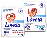 Lovela Baby Prací prášok farba biela 2x4,1 kg