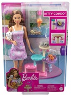 Barbie Lalka KOCIA WIEŻA Z KOTKAMI Mattel HHB70