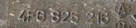 # Blende Abdeckung Unterfahrschutz AUDI A6 C6 4F0825216A