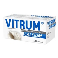VITRUM CALCIUM 1250 D3 vápnik (calcium) tablety 120 ks.