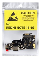 USB töltőlap csatlakozó Xiaomi 23129RAA4G, 23124RA7EO, Xiaomi Redmi Note 13 4G készülékhez