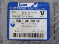 control unit of the engine LUCAS VOLVO S40 7 700 868 321