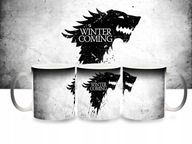Kubek magiczny - Gra o Tron - Game of Thrones - Winter is Coming + Kartonik