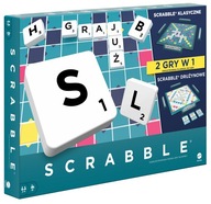 GRA SCRABBLE ORIGINAL 2 GRY W 1 wersja polska, najnowsze wydanie HXM53