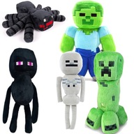 MASKOTKI Z GRY MINECRAFT ZESTAW 5w1 CREEPER ZOMBIE PAJĄK ENDERMAN SZKIELET