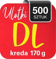 ULOTKI DL _ 500 SZT. _ KREDA 170 G _ JEDNOSTRONNE