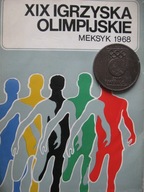 XIX IGRZYSKA OLIMPIJSKIE Meksyk + Oryginalny medal