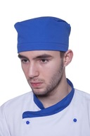 Kuchárska čiapka krátka s reguláciou modrá
