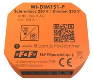 Ściemniacz wifi 230V Wi-DIM1S1-P 230V DIMMER FOX F&F ściemniacz do światła