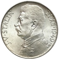 Czechosłowacja. 50 koron 1949, Józef Stalin – SREBRO