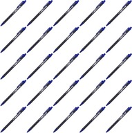 Guľôčkové pero automatické MemoBe Four Lines 0.7mm modré x25