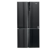 Lodówka Haier HTF-610DSN7 NO FROST 628 L 40 dB Czarna