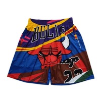 Spodnie NBA Chicago Bulls Jordan Classic Basketball Pocket, luźne do biegania, XXL