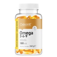 OstroVit Omega 3-6-9 EPA DHA 180 kapsúl