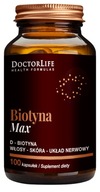 Doctor Life Biotín Max 5000 Nechty 100tab Zdravé vlasy Pokožka Vitamín H