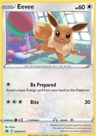 HOLO Pokemon TCG Normální - Eevee (SWSH 212) Vynikající stav