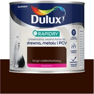 Dulux Rapidry Rýchloschnúca farba na drevo kov ČAKALADOVÁ HNEDÁ 0,4L