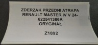 front bumper grille RENAULT MASTER IV V 24- original 622541366R