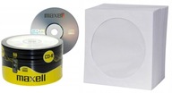 CD Maxell CD-R 700 MB 100 ks + Papierová obálka s okienkom 100 ks.