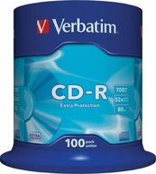 Verbatim CDR 700 MB 52x 100 sztuk (43411)