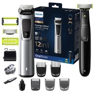 HOLIACI STROJČEK ZASTRIHÁVAČ MULTIGROOM PHILIPS MG9710/90 + ONEBLADE 12V1 + PUZDRO