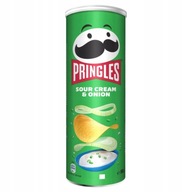 Chipsy Pringles Sour Cream & Onion Śmietana z cebulką 165g