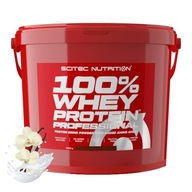 SCITEC 100% WHEY PROTEIN PROFESSIONA BIAŁKO NA MASĘ KONCENTRAT WPC SIŁA 5kg