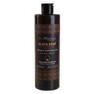 Čierne tekuté mydlo s arganovým olejom a ílom Rhassoul starostlivosť