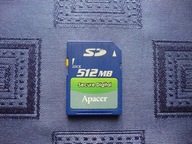 Karta pamięci SD Apacer 512 MB klasa 2
