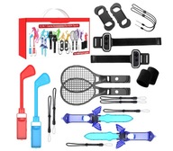 12 db-os szett Tartozékok Sport tartók Nintendo Switch / OLED / Golf Tenisz