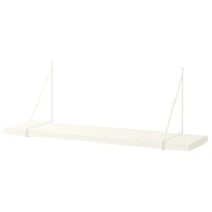 IKEA BERGSHULT/PERSHULT Nástenná polica biela/biela 80x20 cm