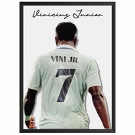 Vinicius Junior Real Madryt Plakat Obraz z piłkarzem w ramce Prezent