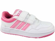 ADIDAS HOOPS 3.0 CF C IG6105 BUTY TRAMPKI DZIECIĘCE NA RZEPY BIAŁE