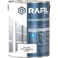 Rafil Chlorokauczuk 5L Biały RAL9003 farba emalia