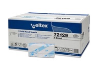 Skladacie uteráky V Celtex 3000 ks(15X200), 21x25 cm, 100%celulóza TORK H3