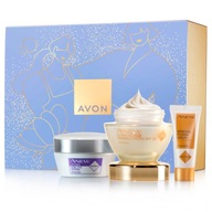 AVON ANEW ZESTAW KOSMETYKÓW KREM NA DZIEŃ + KREM POD OCZY + SERUM DO TWARZY