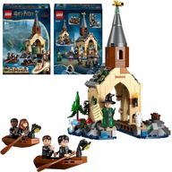 LEGO Harry Potter 76426 Przystań Dom przy Hogwarcie 2 Łódki 5 Figurek Sowa