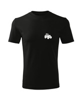 Koszulka T-shirt dziecięca M326 P TRAKTOR CIĄGNIK czarna rozm 110