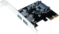 Kontroler LogiLink PCIe 2.0 x2 2x USB 3.2 Gen 2 (PC0080)