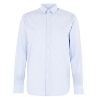 Koszula w niebiesko białe paski Pierre Cardin XL