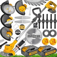 PODKASZARKA AKUMULATOROWA KOSA OGRODOWA WYKASZARKA DO TRAWY 2XAKU ZESTAW