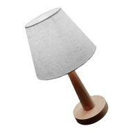 1 szt. Lampa stołowa z litego drewna Nowoczesna sypialnia LED